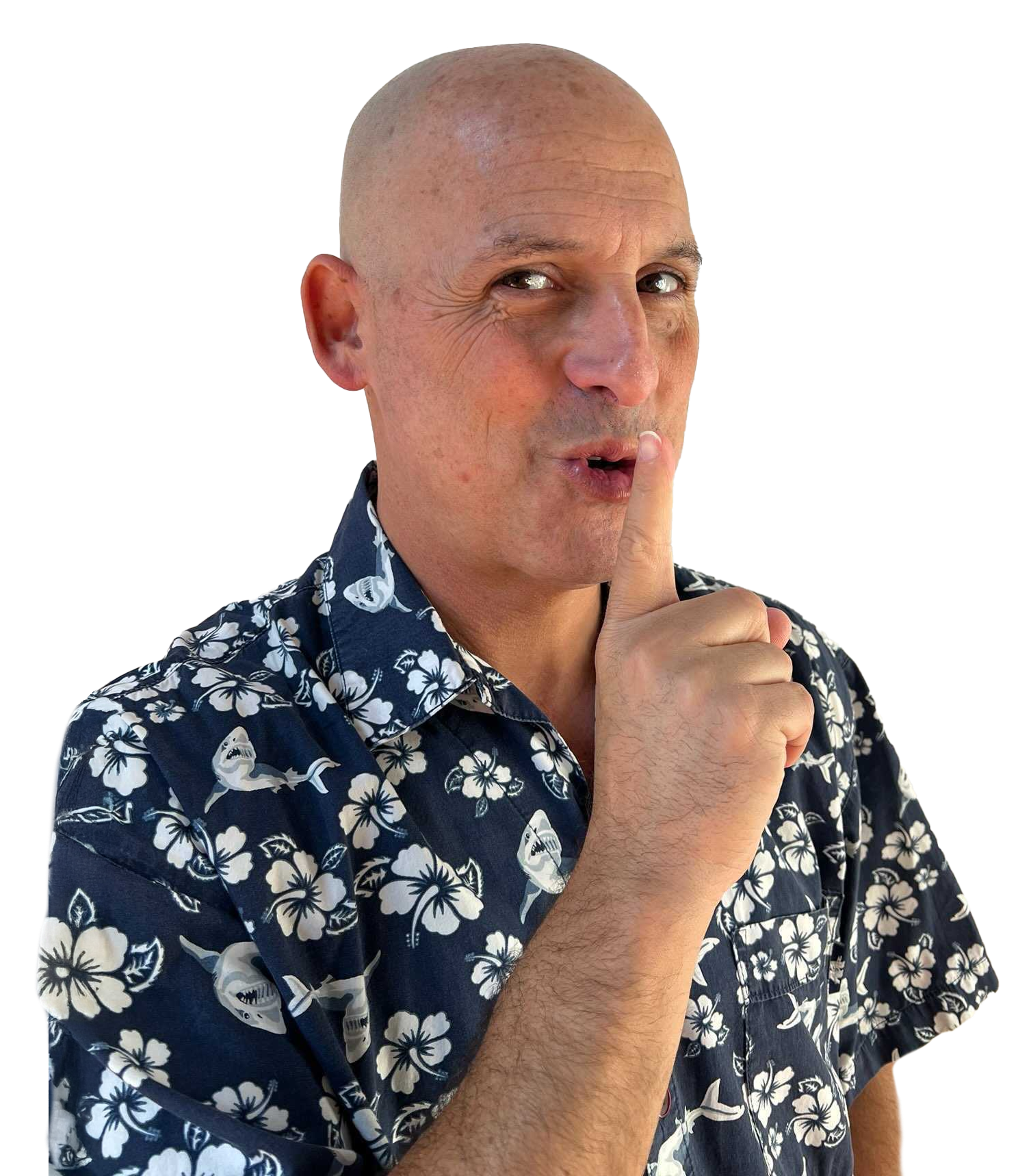 kenny glick in a hawaiian shirt headshot